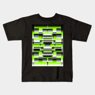 Neon- geometric abstract fade Kids T-Shirt